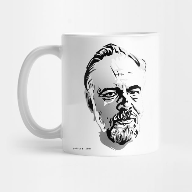 Philip K. Dick by synaptyx